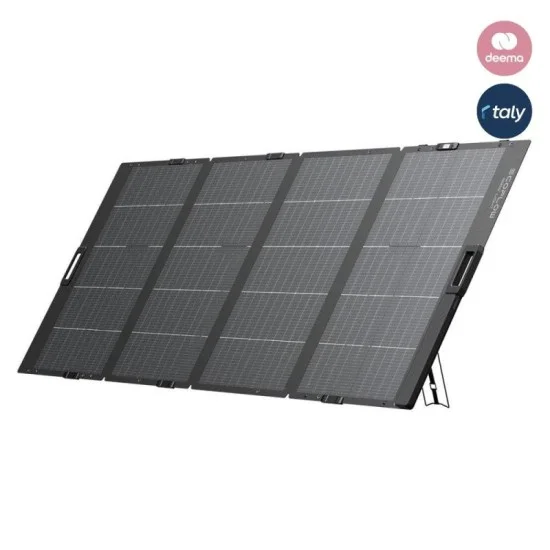EcoFlow 400W Lightweight Portable Solar Panel - Black